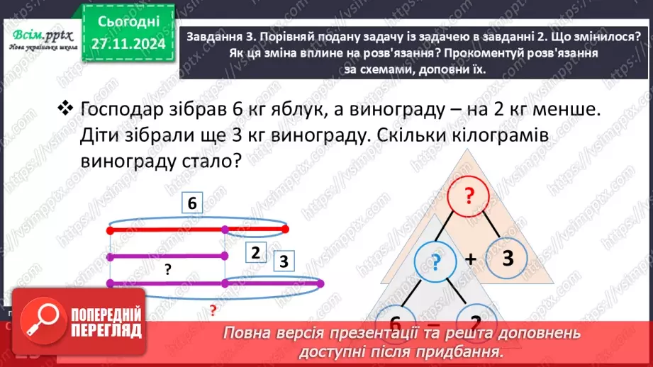 №055 - Досліджуємо задачі на знаходження різниці18 №055 - Досліджуємо задачі на знаходження різниці18