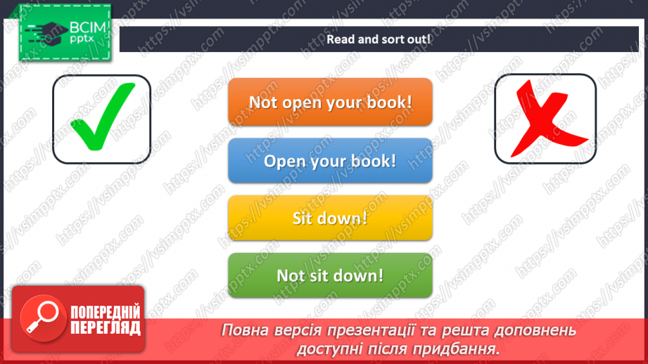 №002 - Hello! Actions. Numbers. “Sit down!”, “Don’t stand up!”, “Open your book!”, “Don’t close your book!”, “1-100”.7