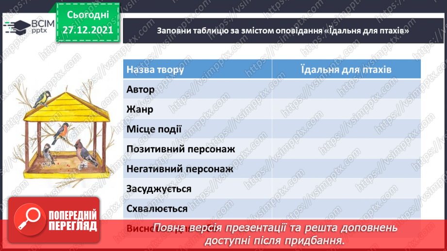 №066 - О.Копиленко «Їдальня для птахів».12