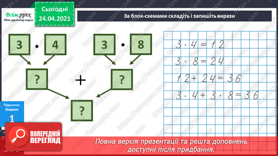 №125-126 - Складання виразів за блок-схемами. Вправи та задачі , які містять дії з 1, 0 чи10.7