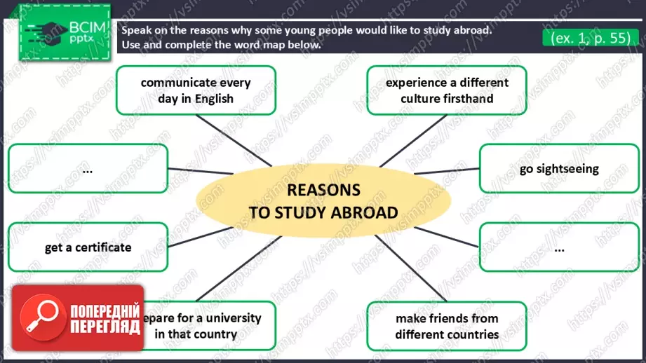 №13 - Навчання за кордоном.  Розвиток навичок сприймання на слух. Studying Abroad. Focus On Listening.4 №13 - Навчання за кордоном.  Розвиток навичок сприймання на слух. Studying Abroad. Focus On Listening.4