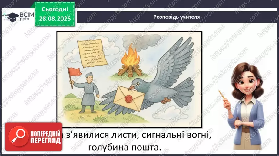 №0005 - Як змінилися способи передавання повідомлень?7 №0005 - Як змінилися способи передавання повідомлень?7