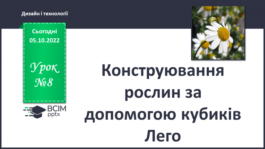 №008 - Конструювання рослин за допомогою кубиків Лего0