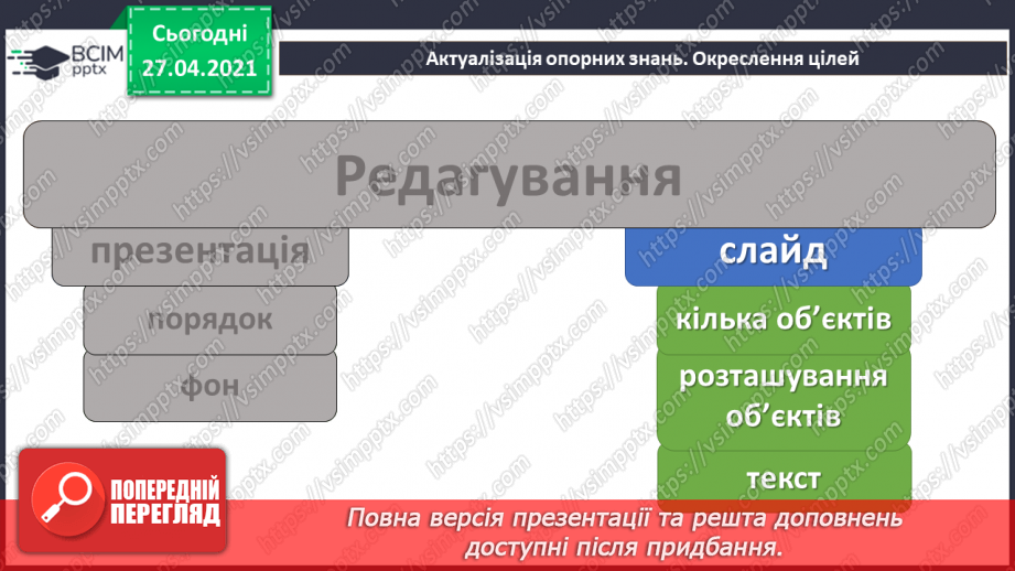 №30 - Переміщення текстових вікон/полів та зображень на слайдах.7