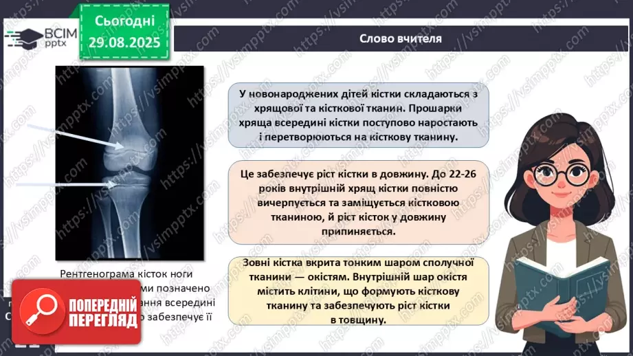 №005 - Будова, функції та особливості скелета людини.12 №005 - Будова, функції та особливості скелета людини.12
