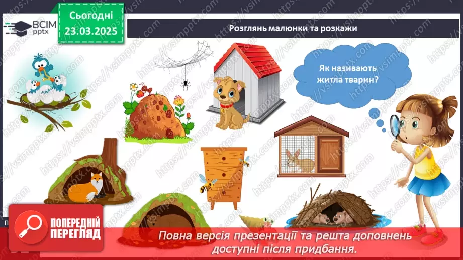 №084 - Як харчуються тварини. Житла тварин.17