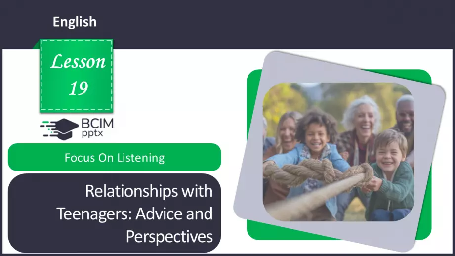 №19 - Стосунки з підлітками: поради та погляди. Розвиток навичок сприймання на слух. Relationships with Teenagers: Advice and Perspectives. Focus On Listening.0 №19 - Стосунки з підлітками: поради та погляди. Розвиток навичок сприймання на слух. Relationships with Teenagers: Advice and Perspectives. Focus On Listening.0