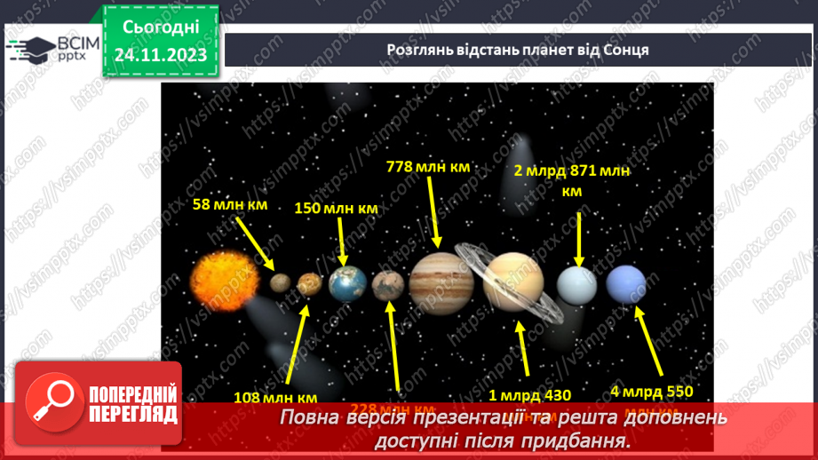 №28 - Практичне дослідження. Дані про планети сонячної системи.14