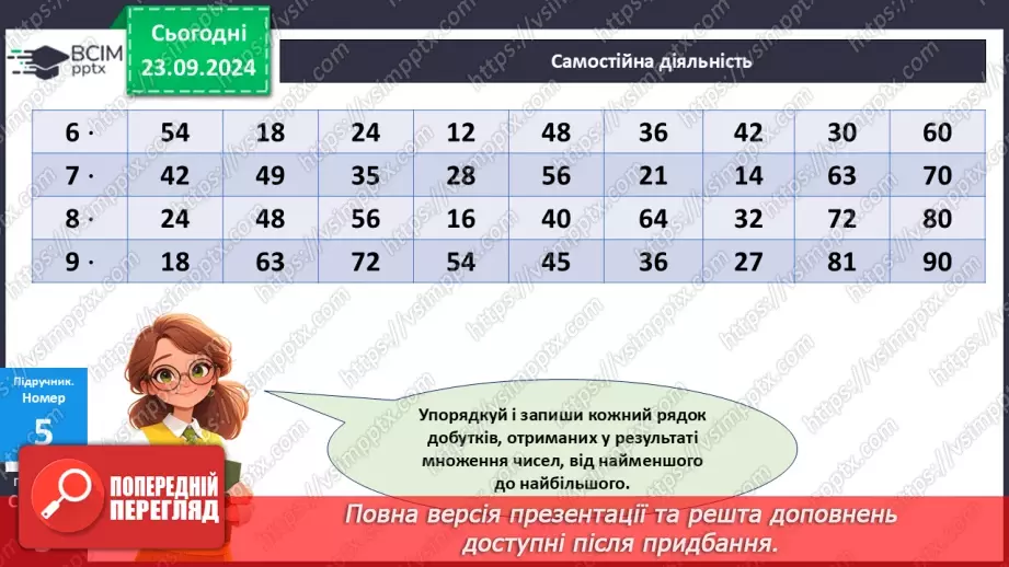 №001 - Таблиці множення і ділення.20