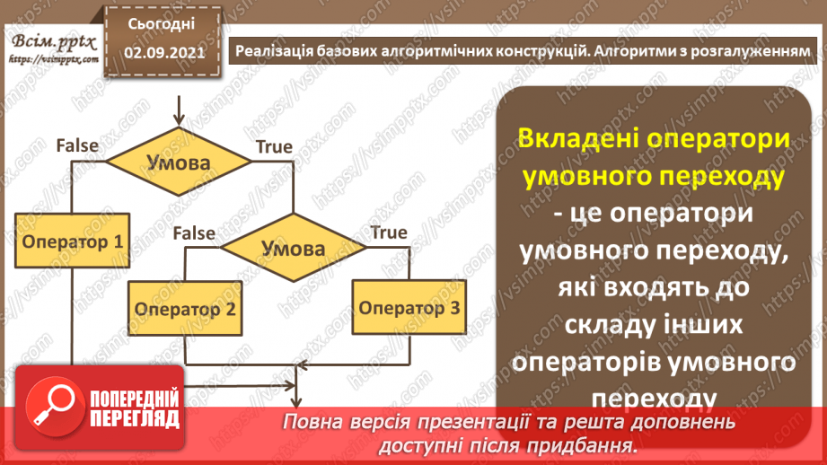 №06 - Інструктаж з БЖД. Реалізація базових алгоритмічних конструкцій.9