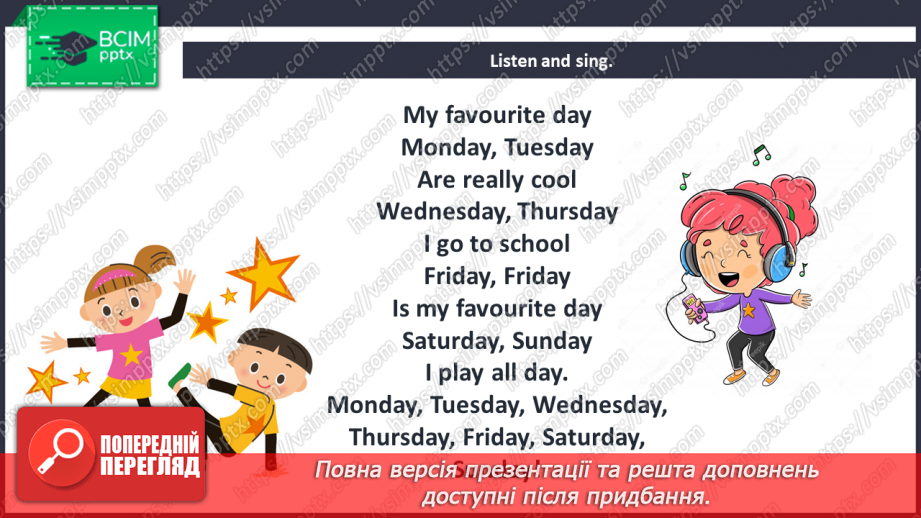 №037 - Days of the week. Introduction and activation of new vocabulary.12