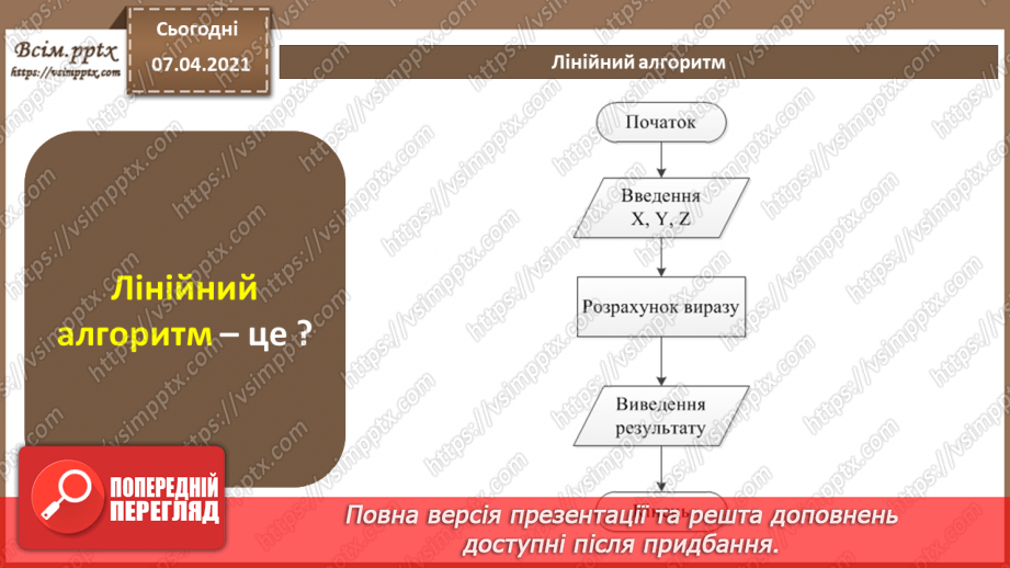 №48 - Повторення знань «Алгоритми та програми» за 8 клас.25