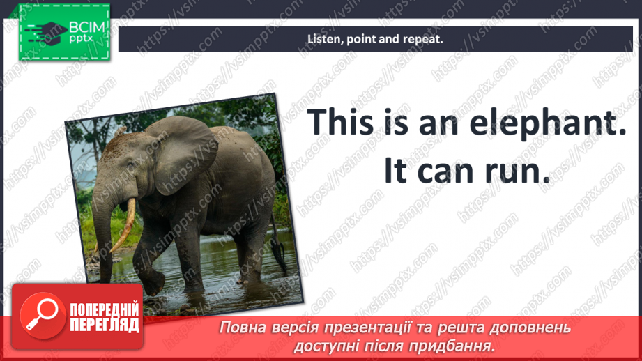 №053 - Animals – 5c. “It can/can’t …”, It can … and …”, “It cannot …, but it can …”22