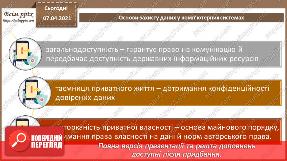 №06 - Тема. Основні дії для захисту персональних комп’ютерів від шкідливого програмного забезпечення.18