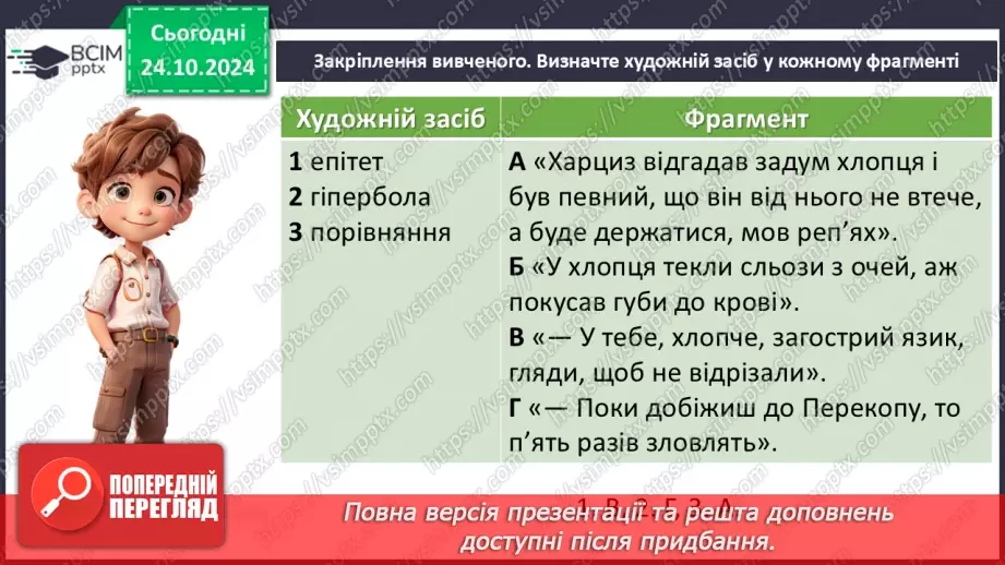 №20 - Андрій Чайковський «За сестрою». Характеристика персонажів19