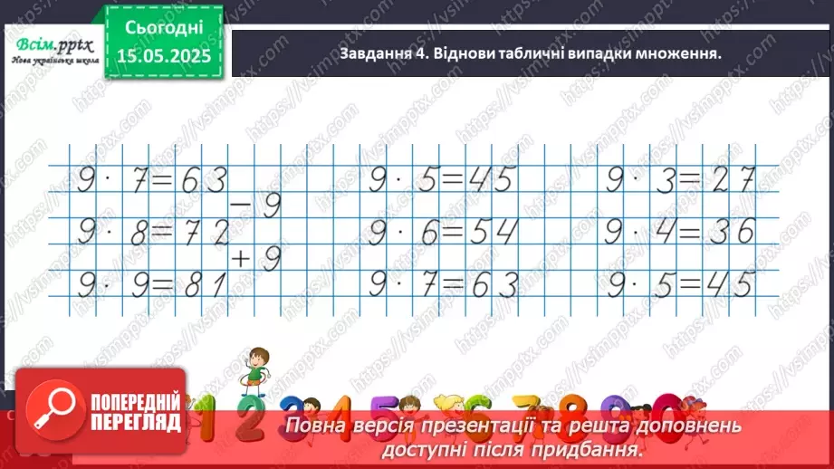 №138 - Досліджуємо таблиці множення числа 8 та числа 9; таблиці ділення на 8, на 915 №138 - Досліджуємо таблиці множення числа 8 та числа 9; таблиці ділення на 8, на 915