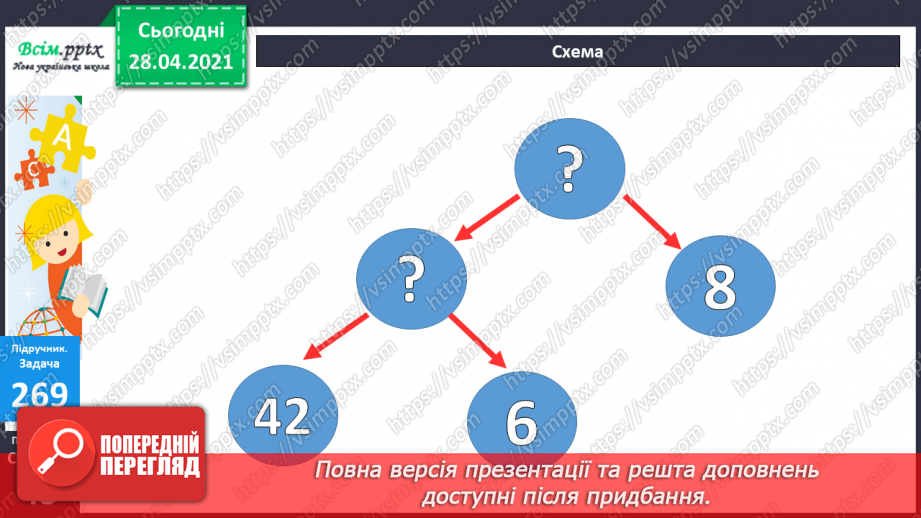 №028 - Задачі на знаходження четвертого пропорційного з величинами: норма витрати, кількість, загальна витрата.13