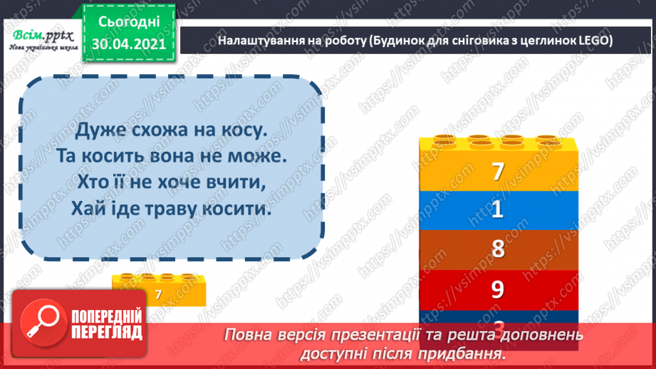 №072 - Складання таблиці множення числа 3. Обчислення довжини ламаної лінії. Розв’язування задач.7