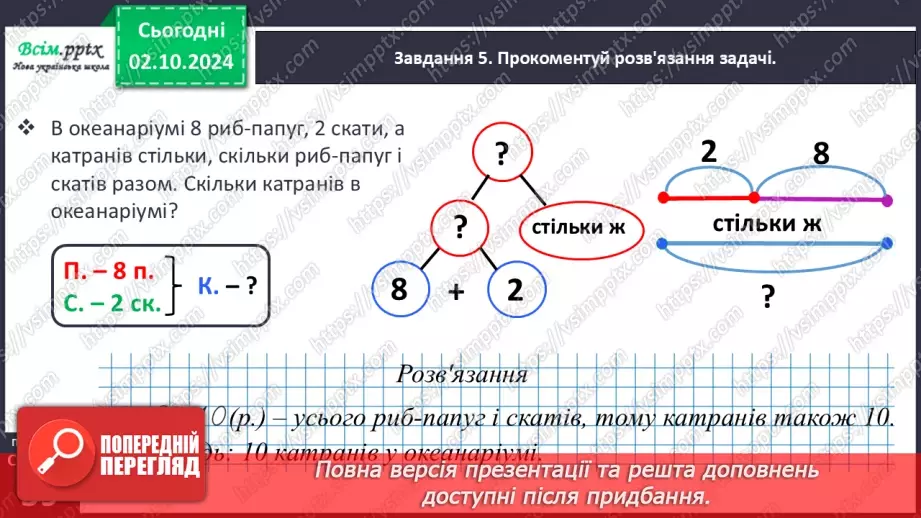 №025 - Досліджуємо задачі на знаходження третього числа за сумою двох чисел19 №025 - Досліджуємо задачі на знаходження третього числа за сумою двох чисел19