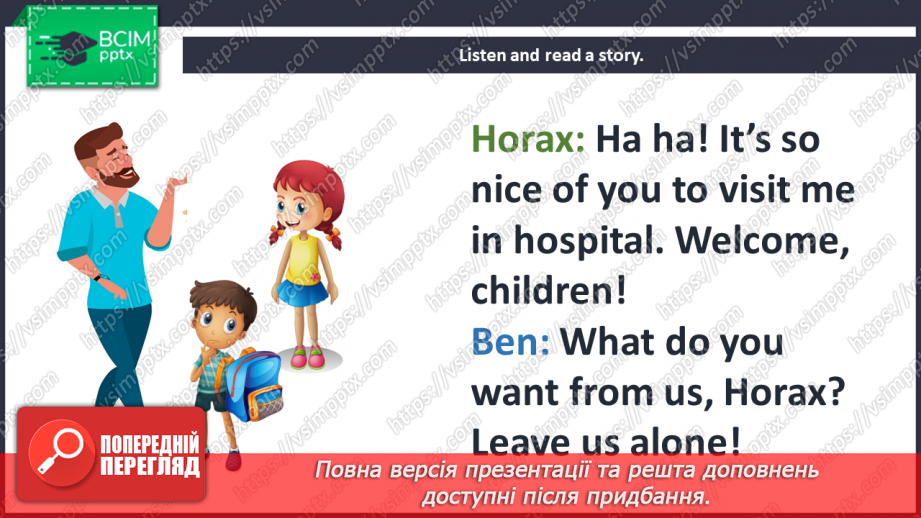 №088 - At the hospital. Reading for pleasure. Phonics focus. At the hospital.10