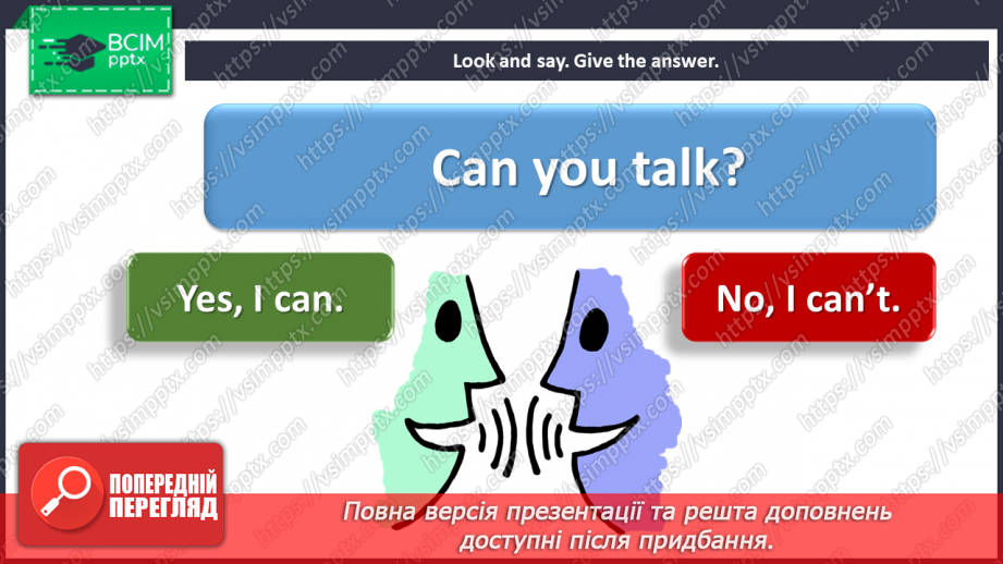 №052 - Animals – 5b. “Can you …?”, “Yes, I can”, “No, I can’t (cannot)”8