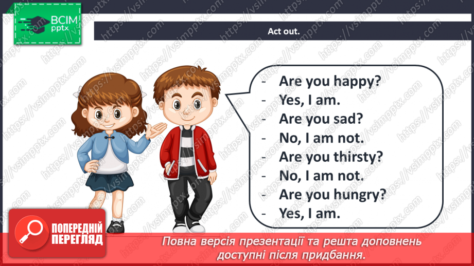 №26 - You and me. “Are you …?”, “Yes, I am”, “No, I am not”24