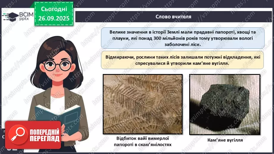 №018 - Вищі спорові рослини: папороті та хвощі. Їхнє значення в екосистемах і використання.15 №018 - Вищі спорові рослини: папороті та хвощі. Їхнє значення в екосистемах і використання.15