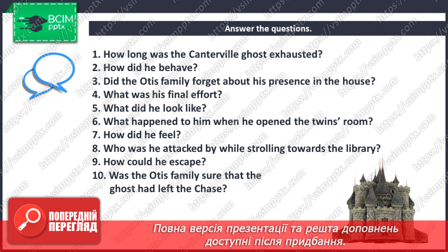 №064 - Literature Club. “The Canterville Ghost” (chapter IV) by Oscar Wilde.17