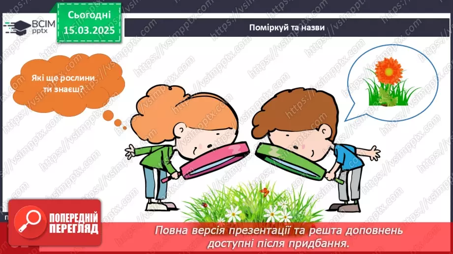 №080 - Будова рослин. Форма листя.15 №080 - Будова рослин. Форма листя.15