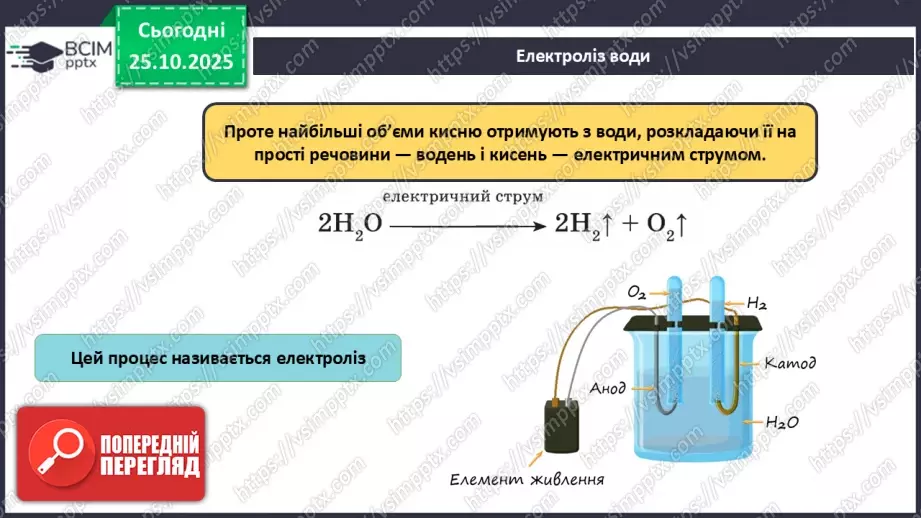 №20 - Одержання кисню.21 №20 - Одержання кисню.21