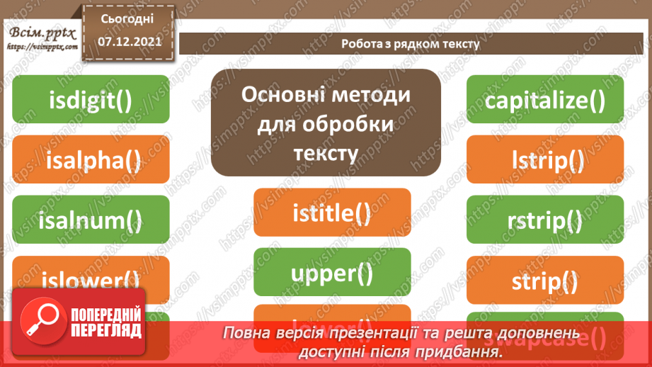 №70 - Підсумковий урок із теми «Алгоритми та програми». Узагальнення та систематизація вивченого за рік.23