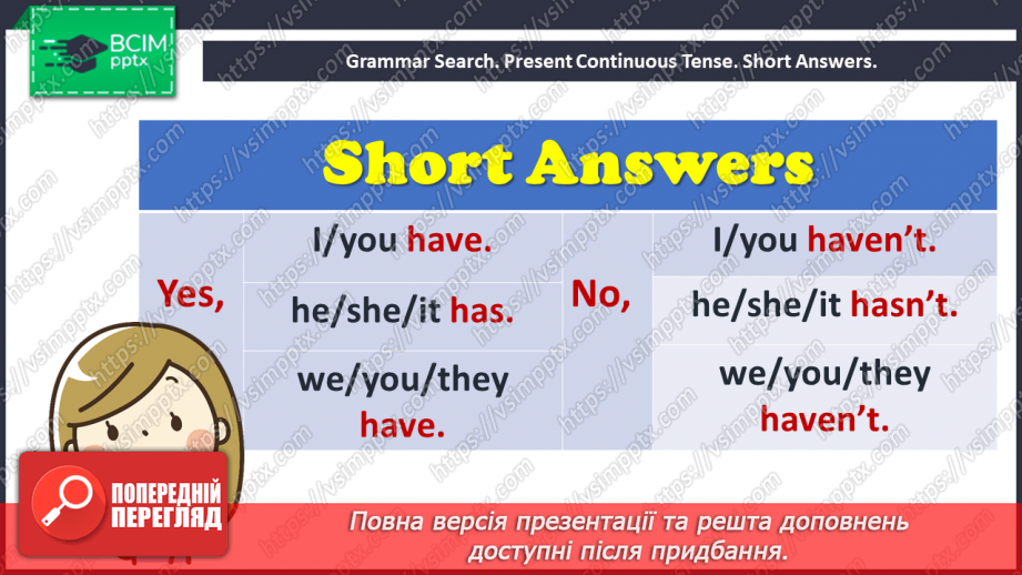 №034 - Have your prepared a breakfast? Grammar Search. Present Perfect Tense.15