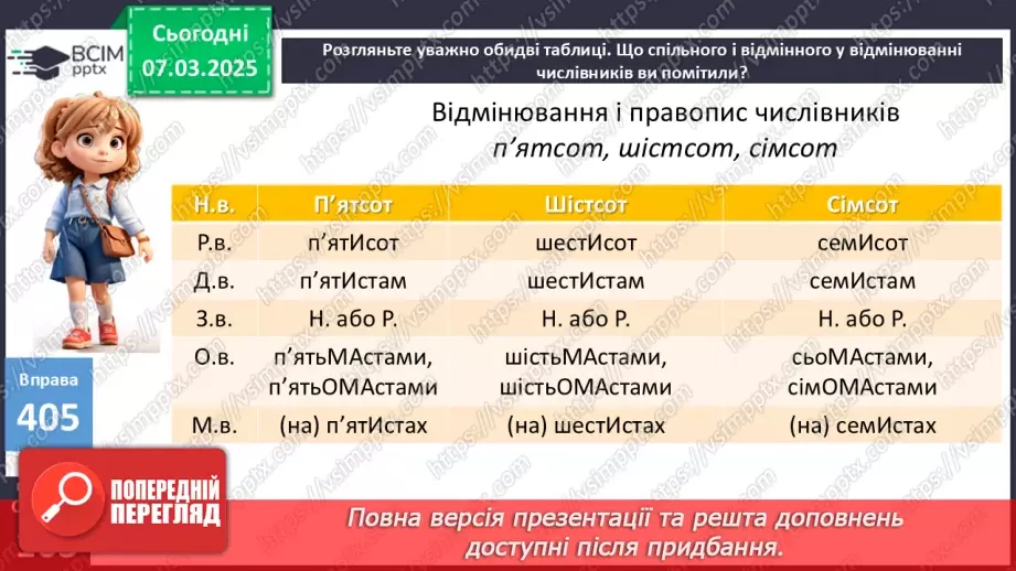 №0101 - Відмінювання числівників15