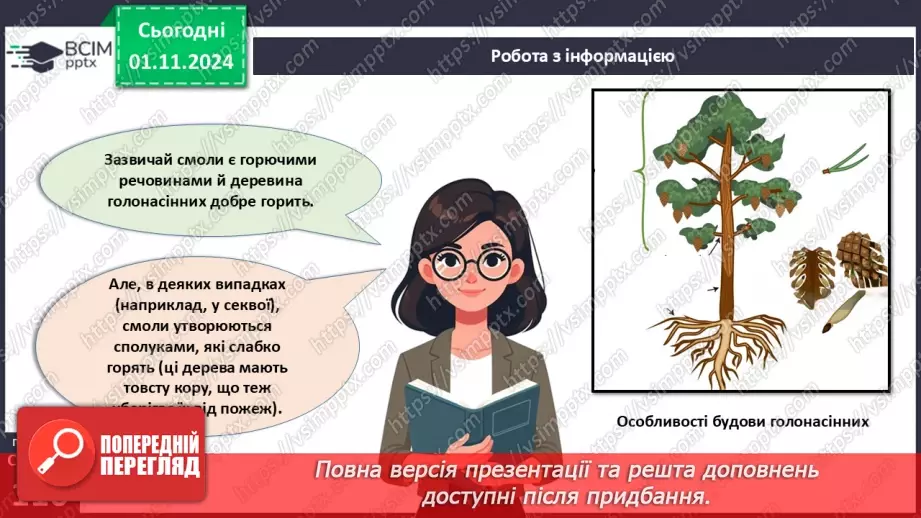№31 - Насінні рослини та їх значення. Голонасінні.15 №31 - Насінні рослини та їх значення. Голонасінні.15