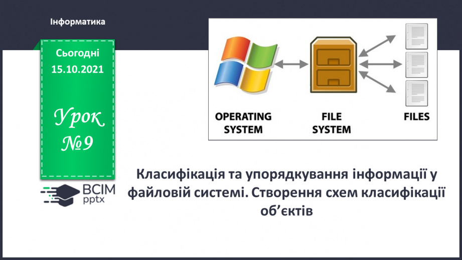 №09 - Інструктаж з БЖД. Класифікація та упорядкування інформації0