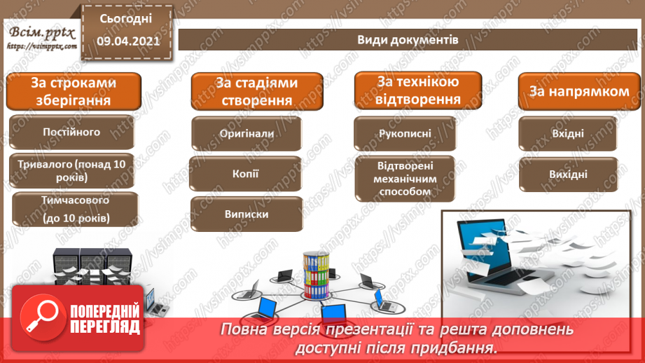 №001 - Поняття документу. Призначення та класифікація документів. Документообіг.6