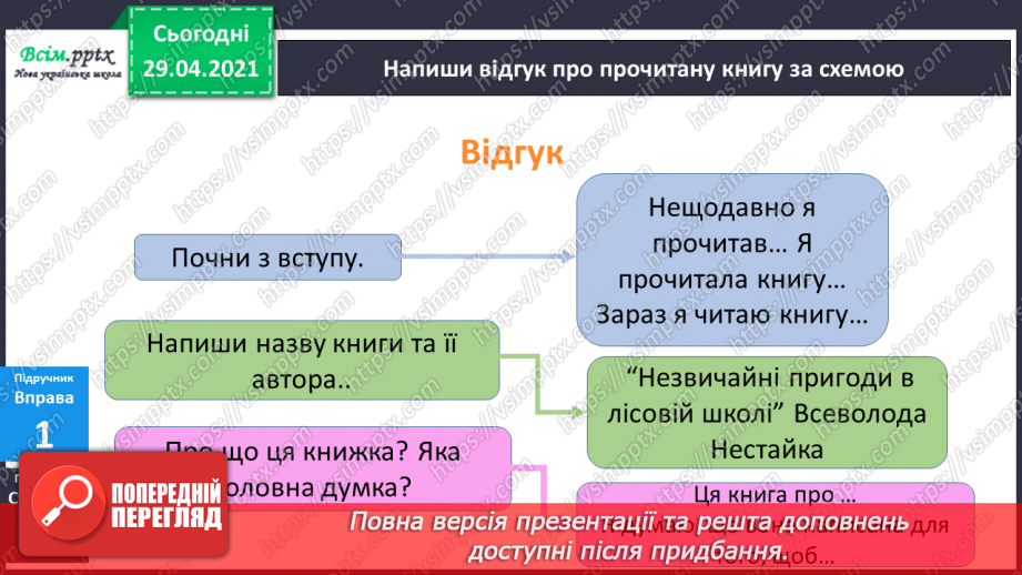 №015 - Розвиток мовлення. Відгук про книгу7