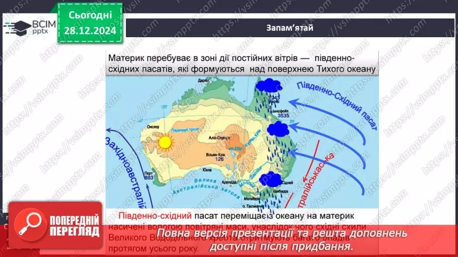 №35 - Клімат і води суходолу Австралії.7