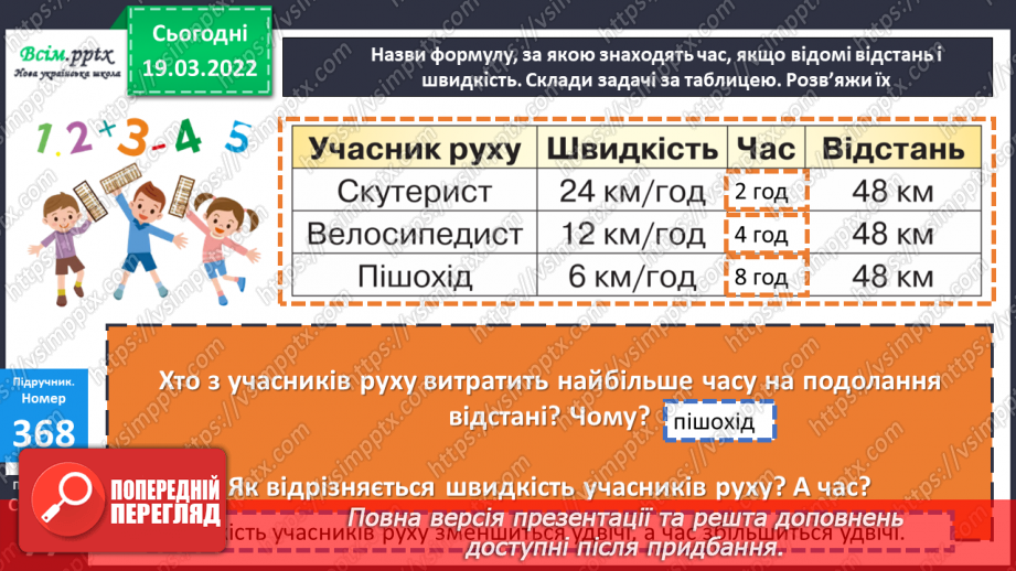 №126-127 - Множення круглого багатоцифрового числа  на двоцифрове. Залежність швидкості від часу руху.20