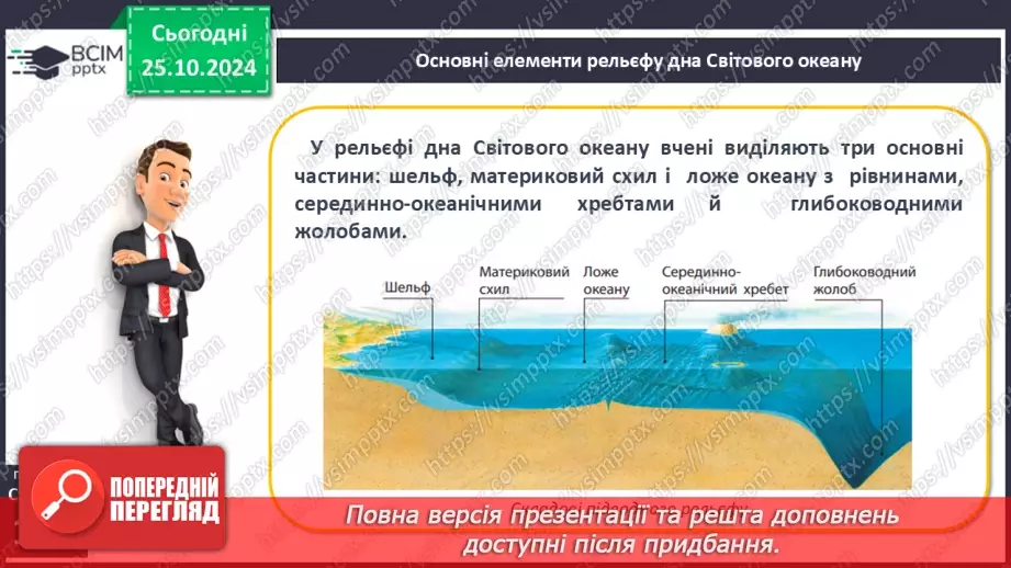 №20 - Рельєф дна Світового океану9