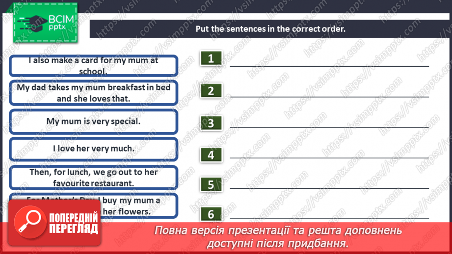 №085 - Sports day. Festivals. Mother’s Day.7 №085 - Sports day. Festivals. Mother’s Day.7