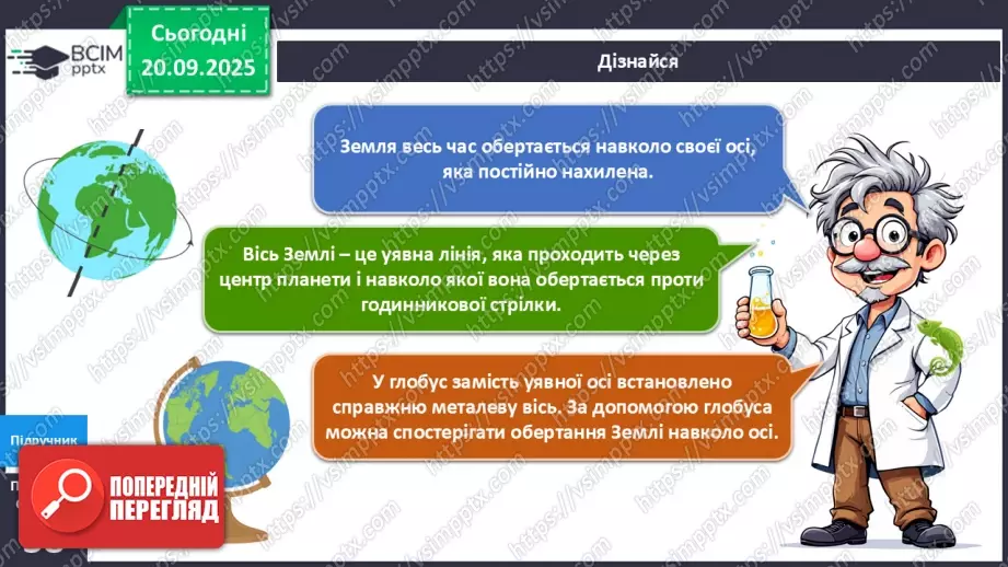 №014 - Обертання Землі навколо своєї осі Доба.7 №014 - Обертання Землі навколо своєї осі Доба.7