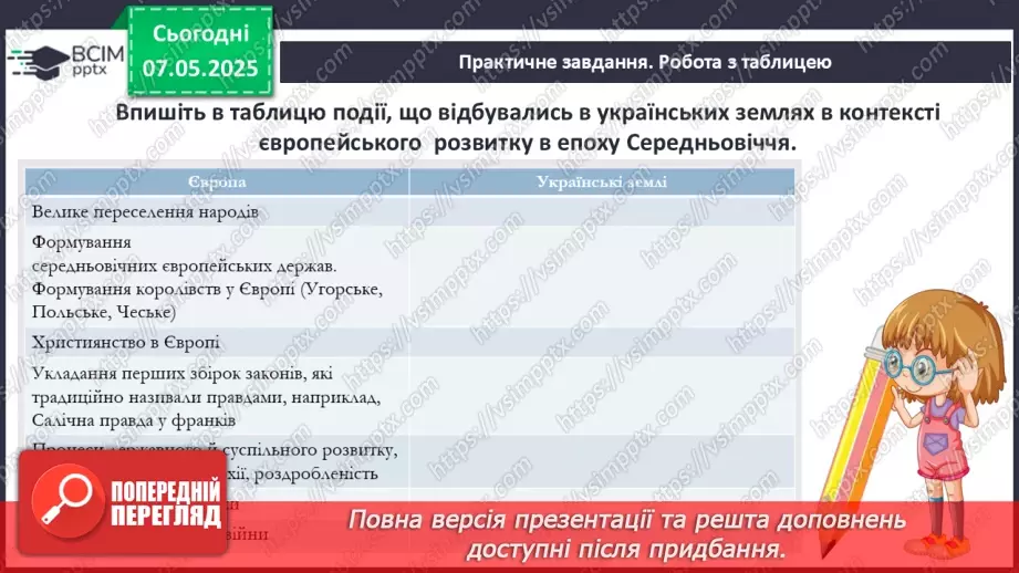 №34 - Україна в подіях, явищах і процесах середньовічної Європи.18 №34 - Україна в подіях, явищах і процесах середньовічної Європи.18