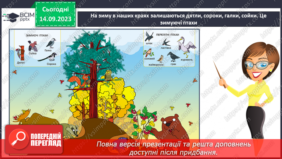 №012 - Тварини восени. Чому до зими потрібно готуватись? Як тварини до зими готуються?11