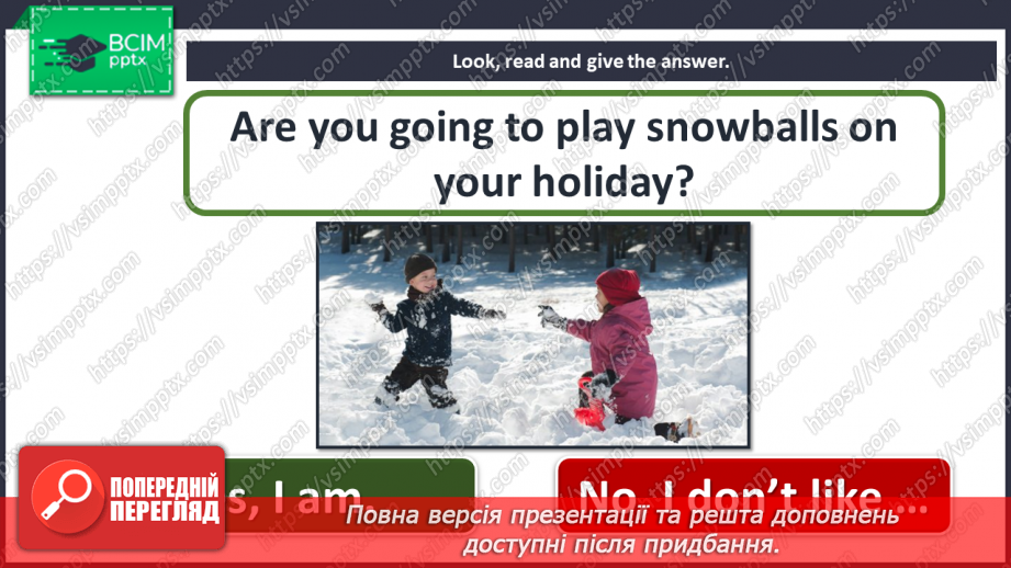 №052 - Holiday plans. “Are you going to …”, “Yes, I am”, “No, I don’t like … (gardening)”15 №052 - Holiday plans. “Are you going to …”, “Yes, I am”, “No, I don’t like … (gardening)”15