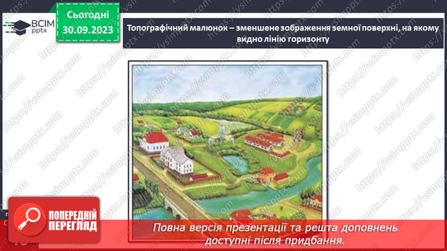 №11 - Особливості зображення земної поверхні та порівняння її на топографічному малюнку4