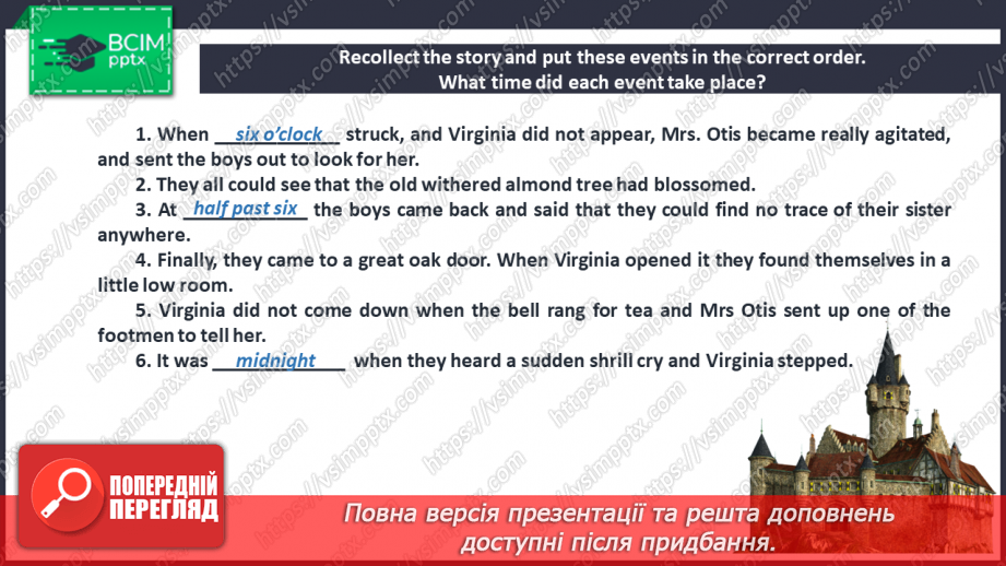 №103 - Literature Club. “The Canterville Ghost” (chapter VIII) by Oscar Wilde.8