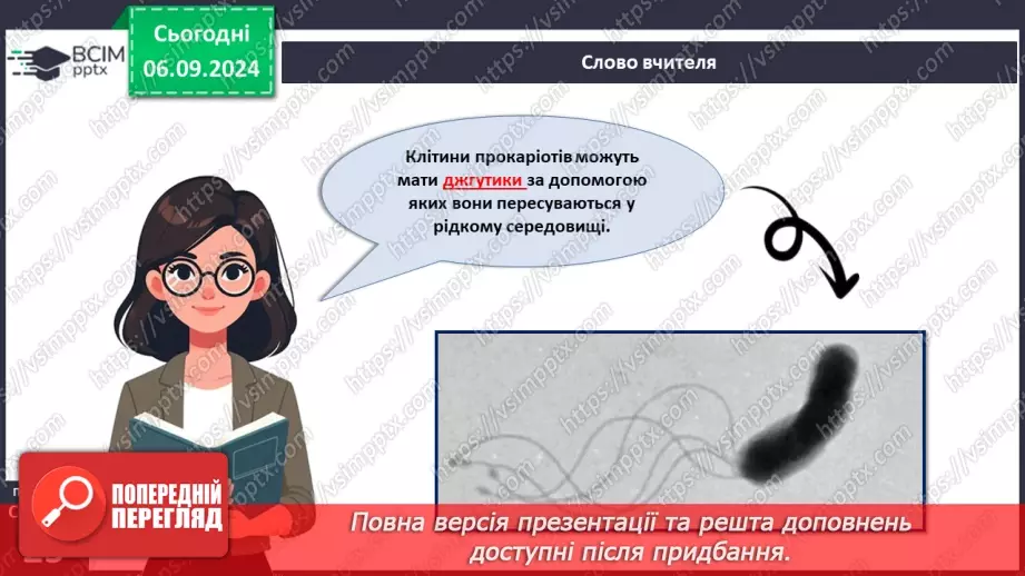 №08 - Які особливості клітин прокаріотів та їхньої життєдіяльності?10