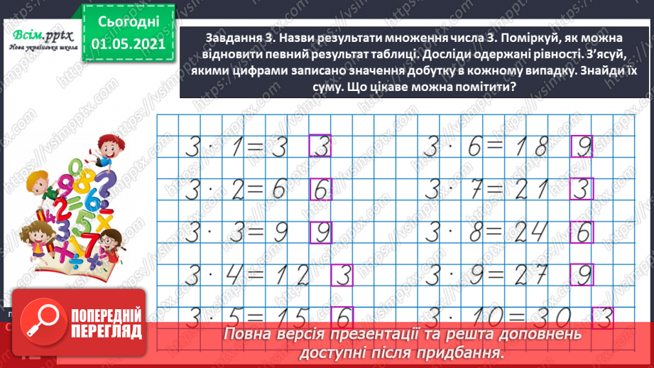 №022 - Досліджуємо таблиці множення і ділення24 №022 - Досліджуємо таблиці множення і ділення24