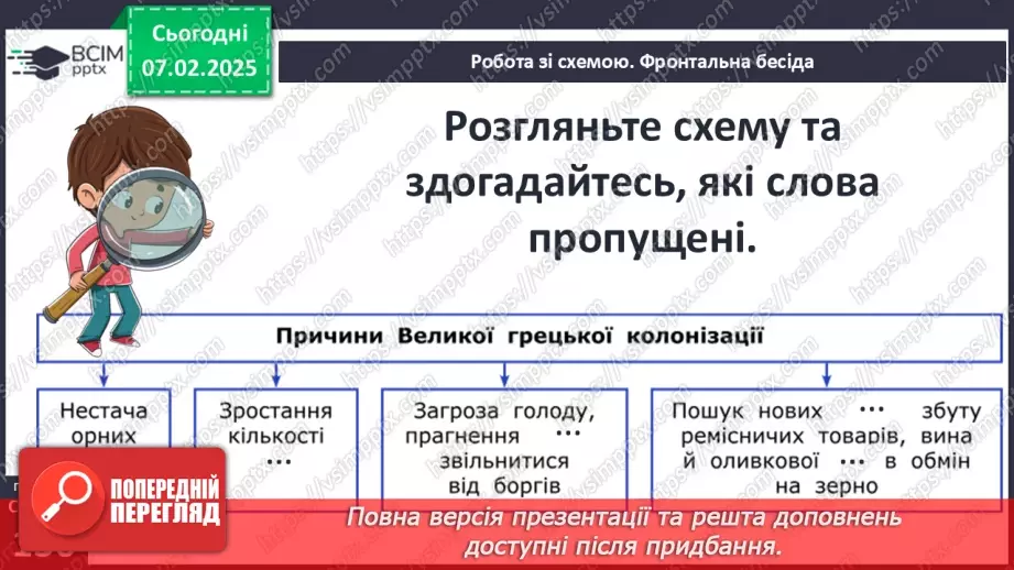 №43 - Давньогрецька колонізація: розселення греків у Середземномор’ї.9